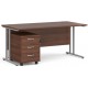 Maestro Straight Desk with Under Desk Pedestal